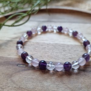Gouden driehoek armband 6mm