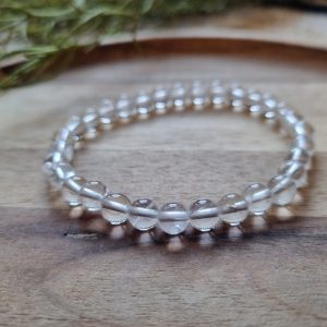 Bergkristal armband 6mm