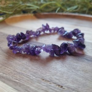 Amethist splitarmband