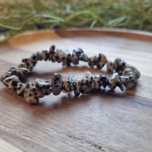 Dalmatier jaspis splitarmband