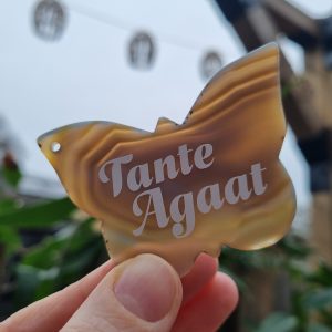 Agaat vlinder hanger