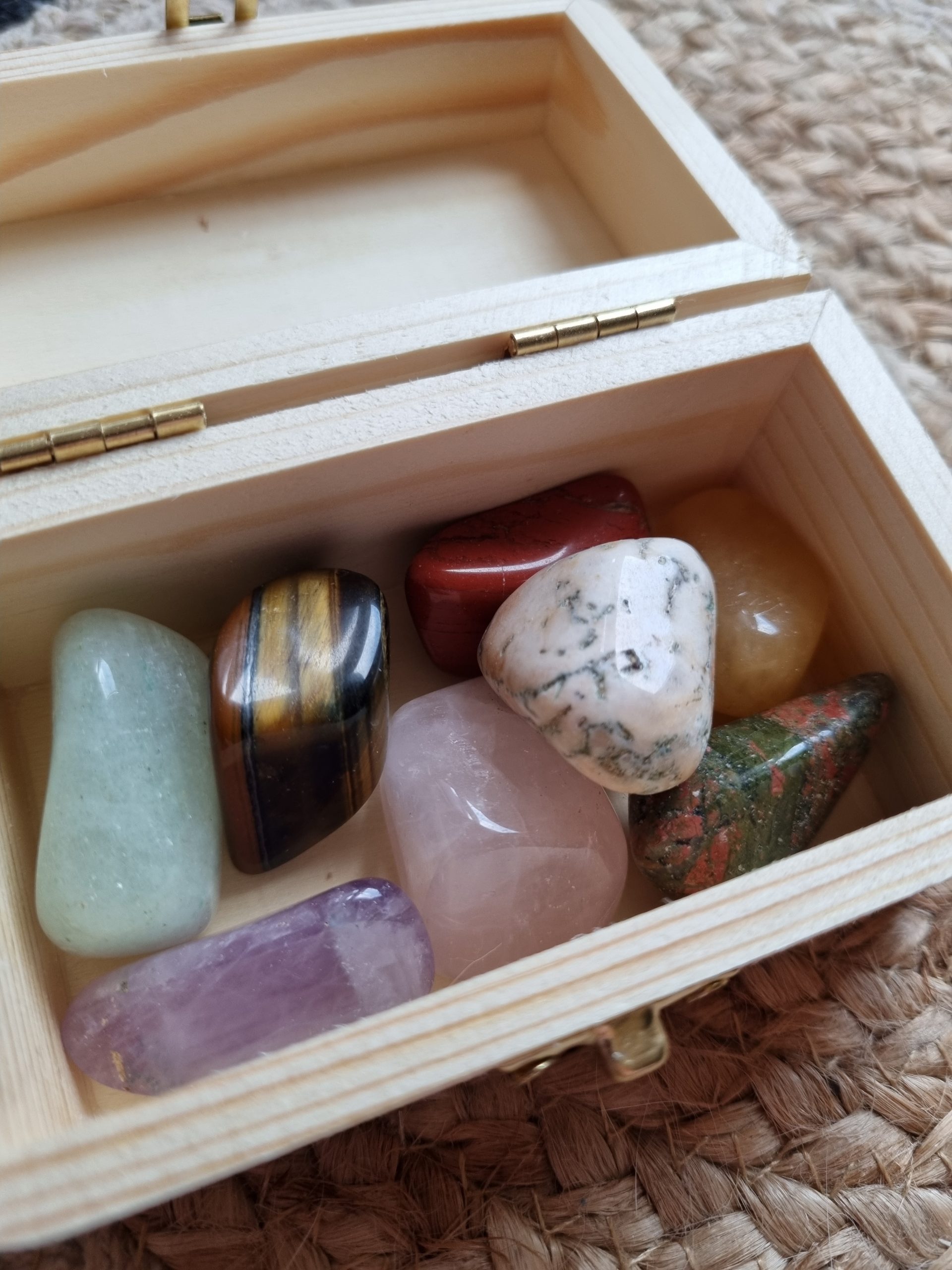 Schatkistje trommelstenen