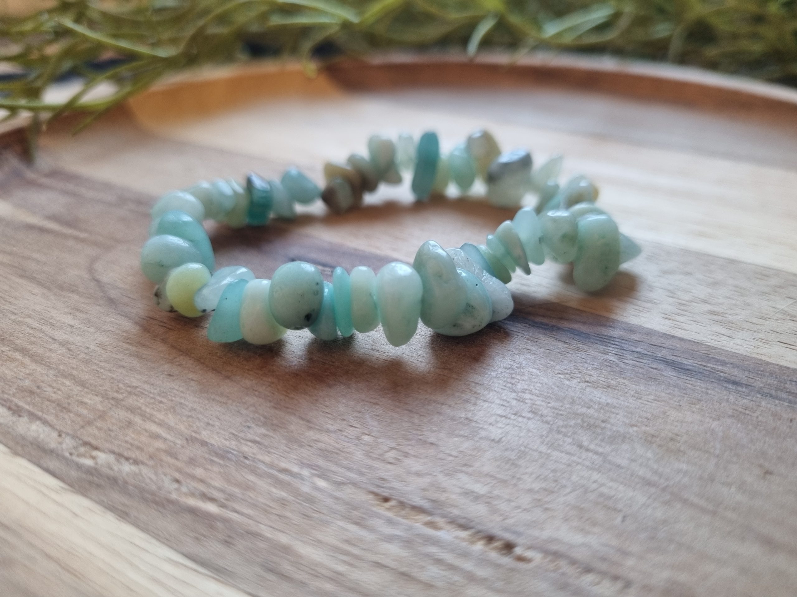 Amazoniet splitarmband