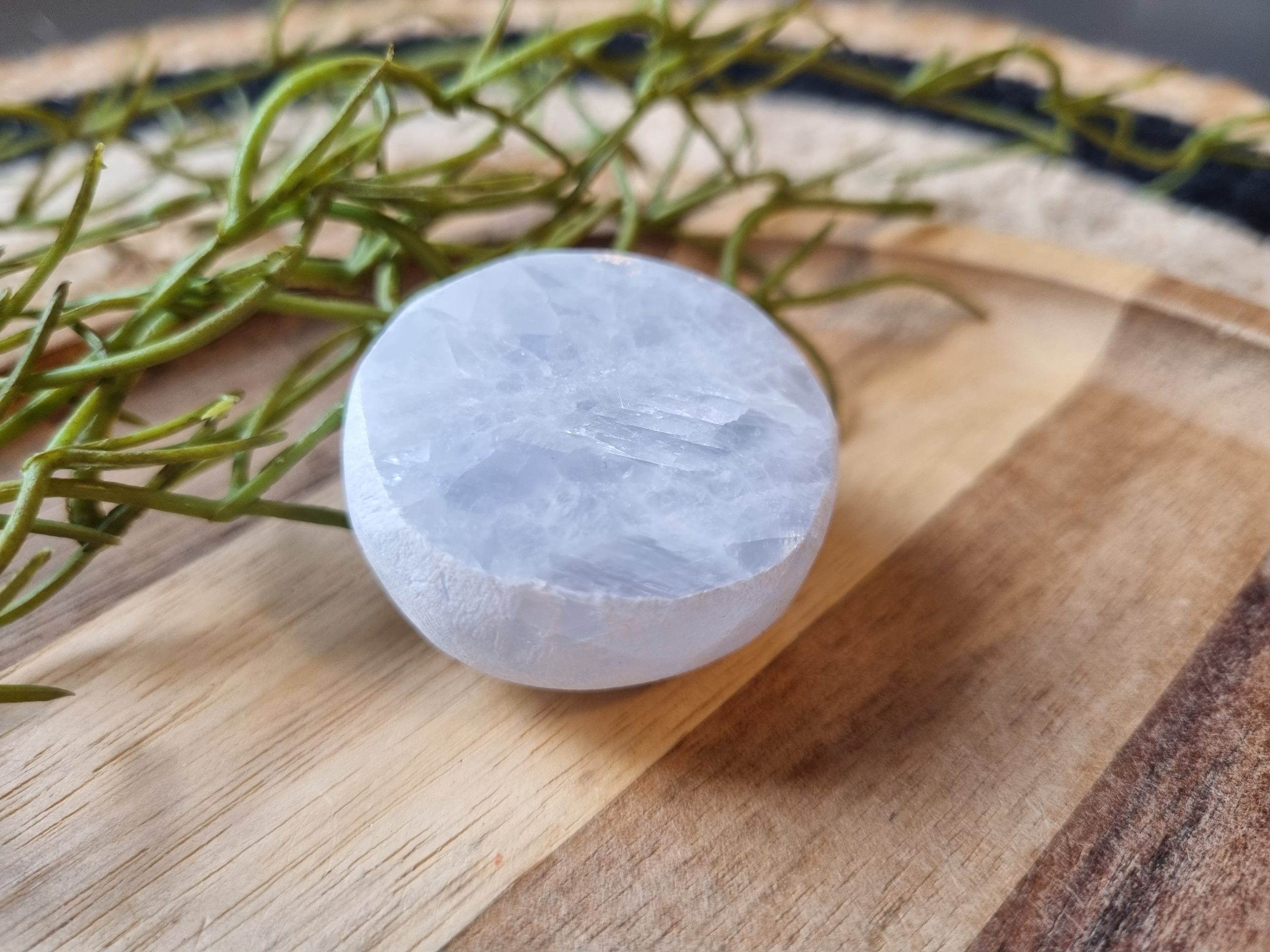 Blauwe calciet ema egg