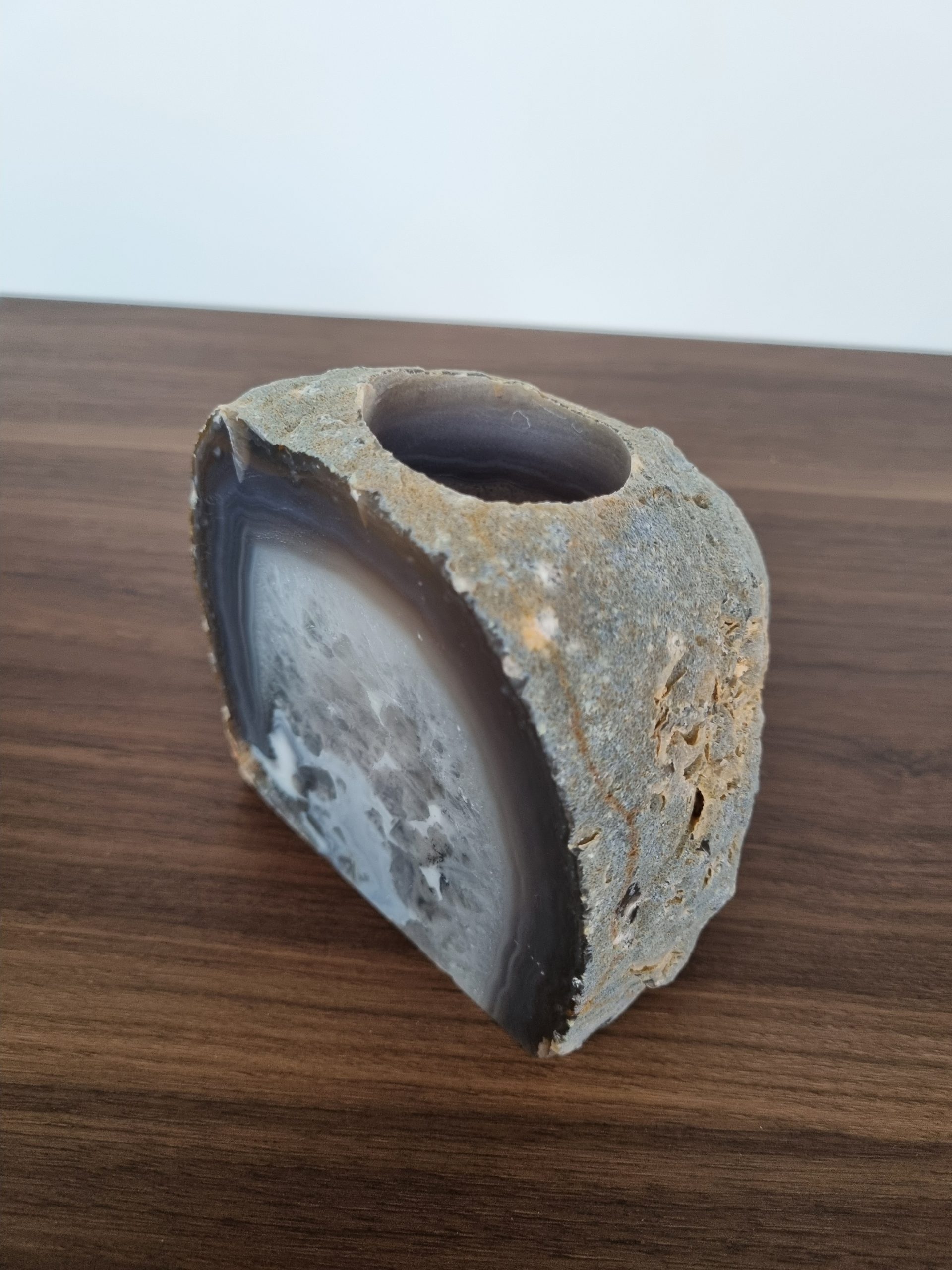 Agaat met waxinelicht gat - Afbeelding 4