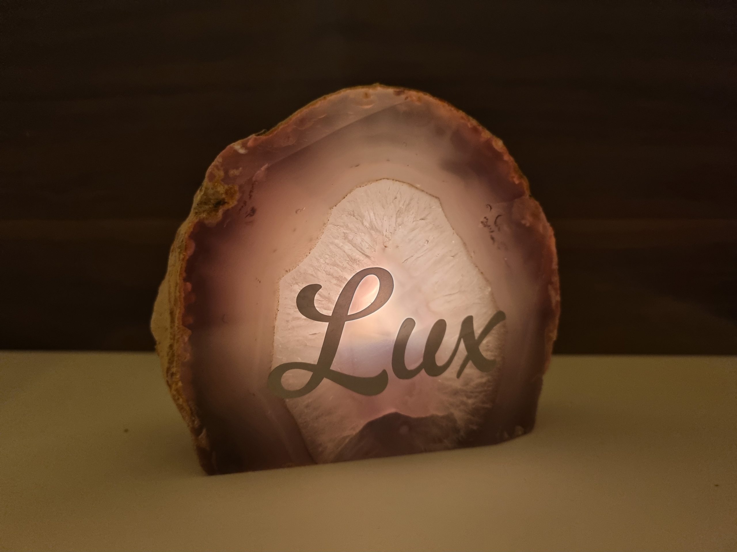 Agaat met waxinelicht gat - Afbeelding 2