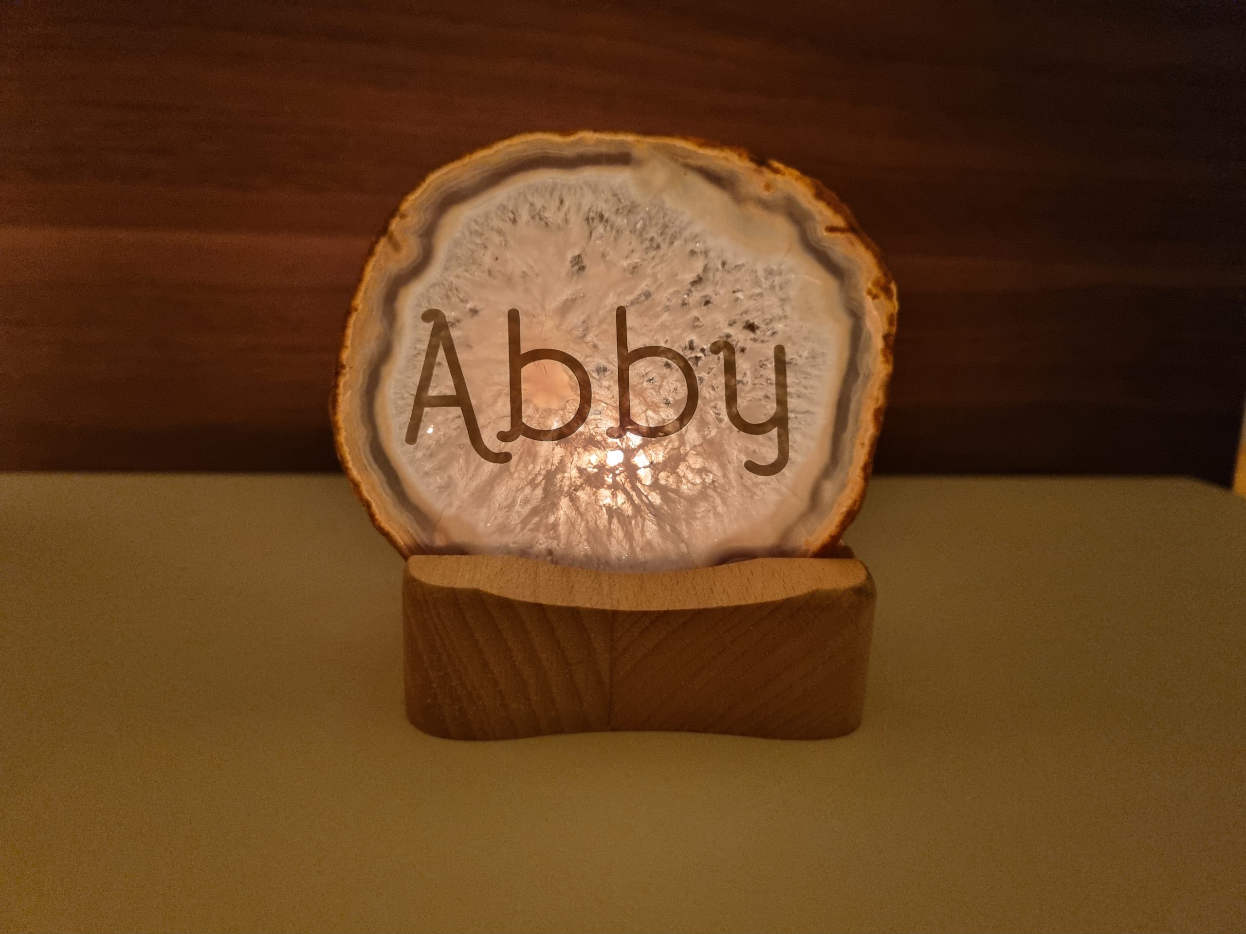 Agaatschijf waxinelichthouder - Afbeelding 4