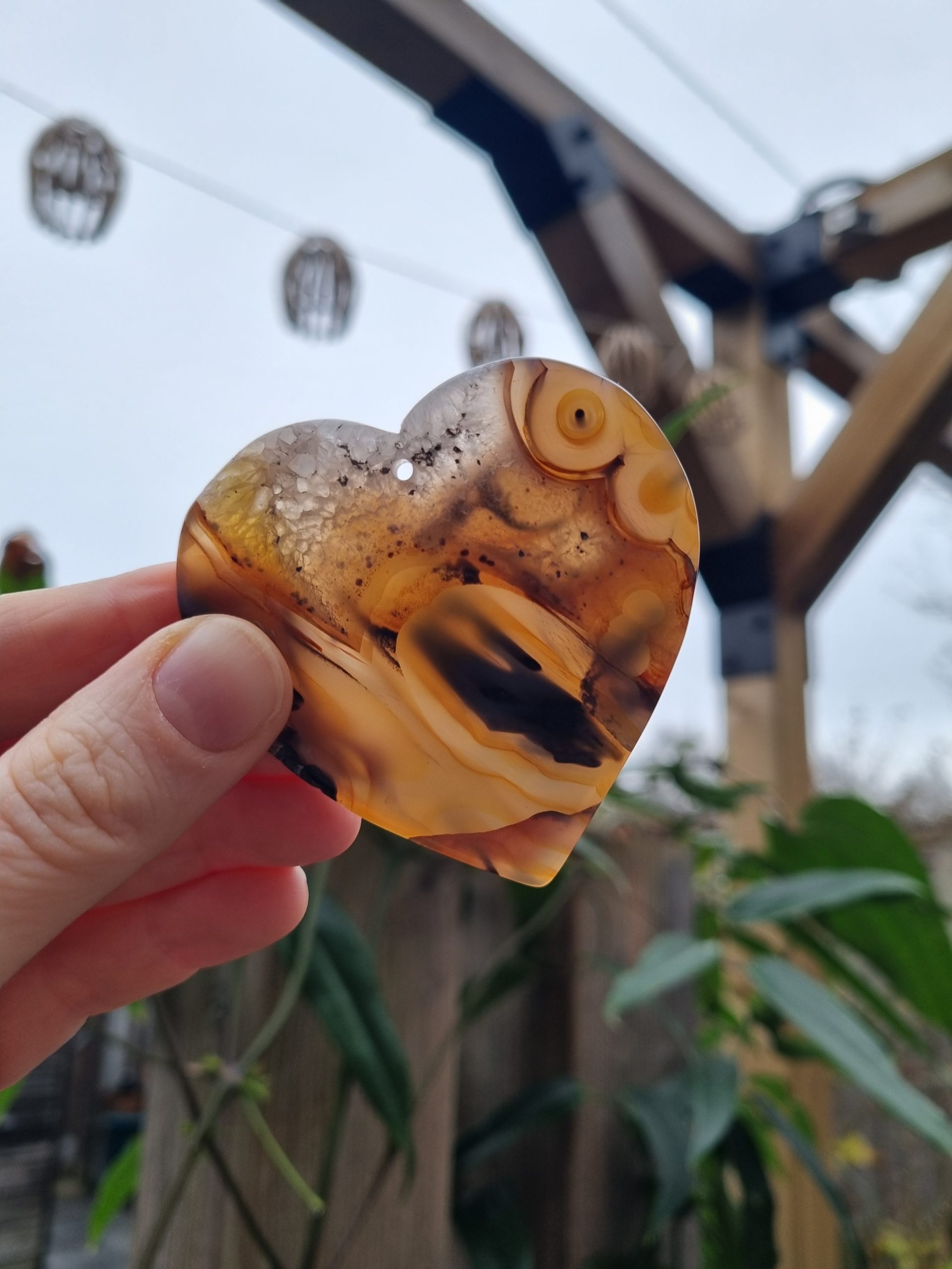 Agaat hart hanger - Afbeelding 6