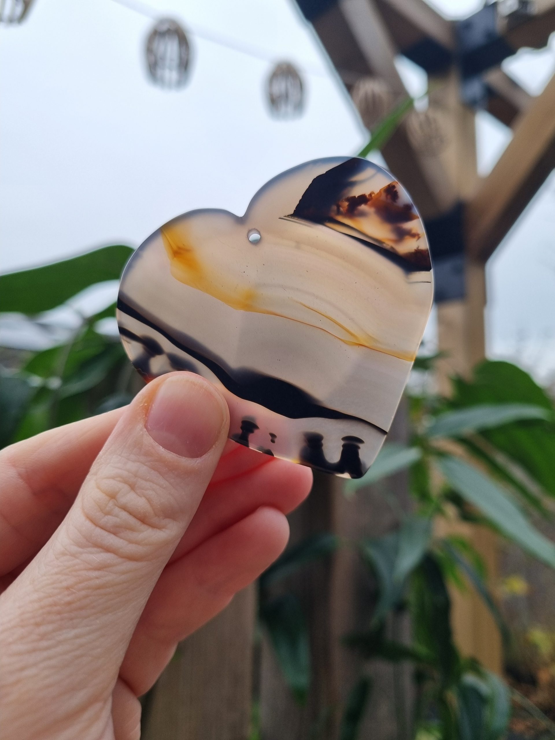 Agaat hart hanger - Afbeelding 5